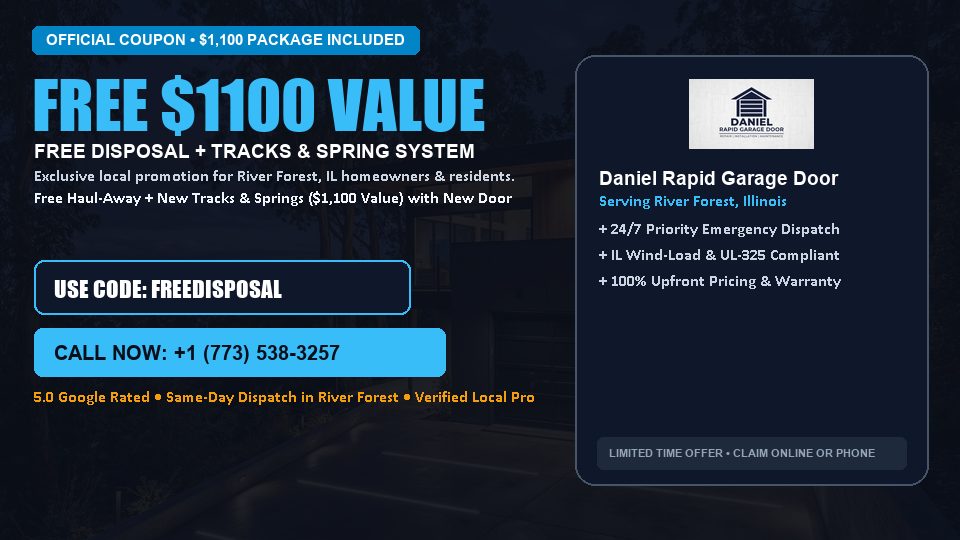 Daniel Rapid Garage Door FREE Haul-Away & Heavy-Duty Tracks with New Door